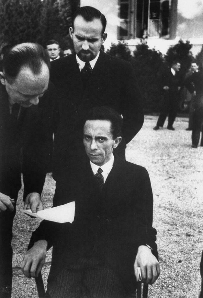 Joseph Goebbels, The Main Propagandist Of The Nazi Regime, Upon Finding Out His Photographer Was Jewish