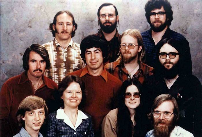 El equipo de Microsoft en 1978