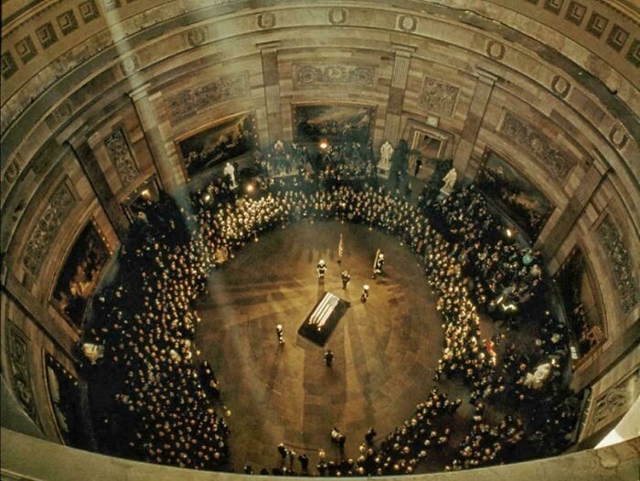 Jfk's Funeral At The Capitol. November 1963