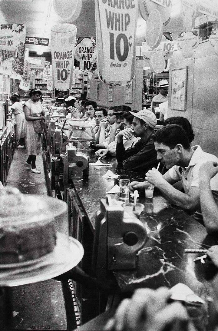 Drug Store, Detroit. 1955. Photo By Robert Frank