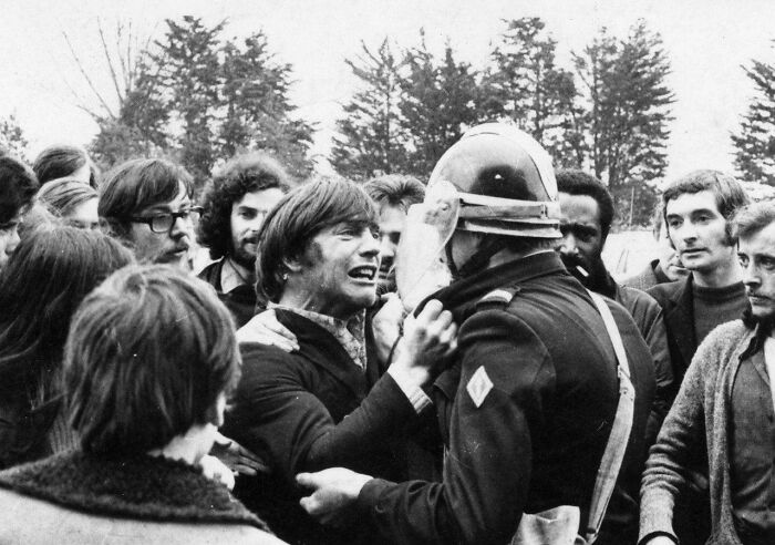 Protester Guy Burmieux Encounters His Childhood Friend, Policeman Jean-Yvon Antignac, On April 6, 1972