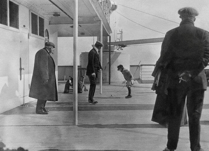 One Of The Last Photos Taken On The Titanic, 1912