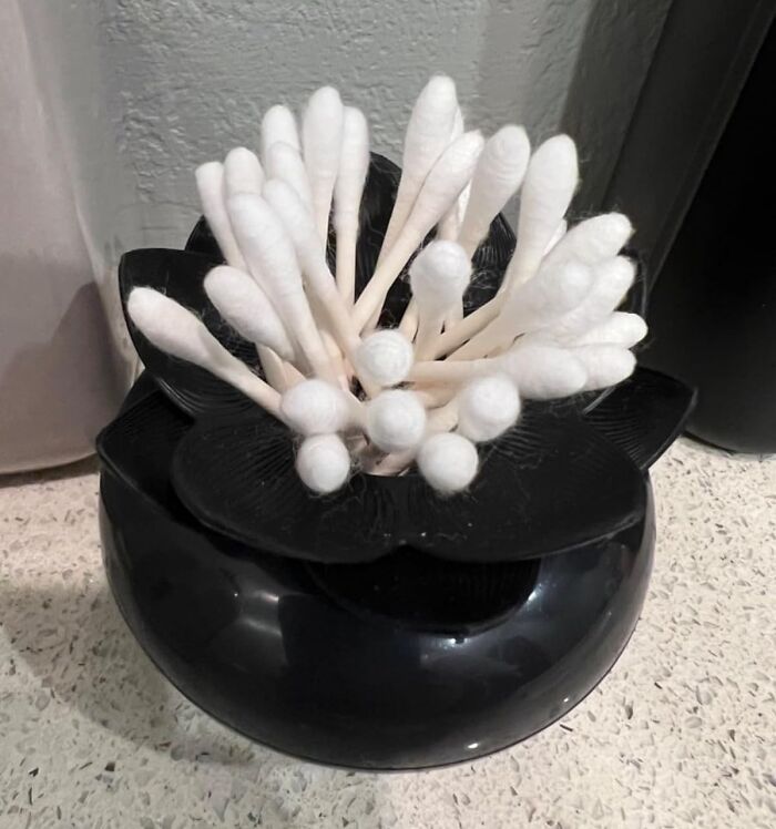 Elevate Your Vanity With The Lotus Cotton Swab Holder And Q-Tips Box