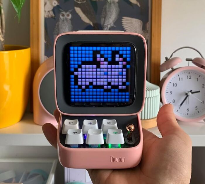 Unwind After A Busy Day With Nostalgic Vibes: Retro Pixel Art Game Bluetooth Speaker For Gaming And Grooving