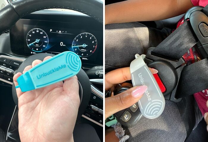 Ease Your Journey With The Car Seat Button Pusher: Prevent Thumb Pain And Protect Your Nails