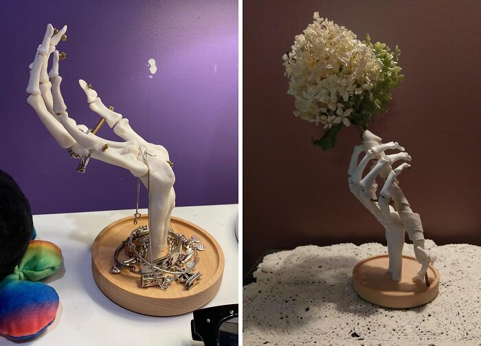 Bone-Chilling Organization: Suck UK’s Skeleton Jewelry Holder