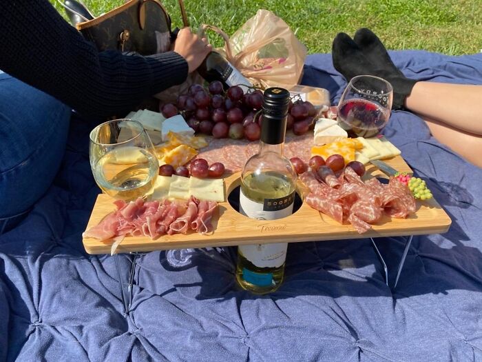 Elevate Your Wine Experience With The Wine Picnic Table: Your Chic Solution For Effortless Outdoor Elegance
