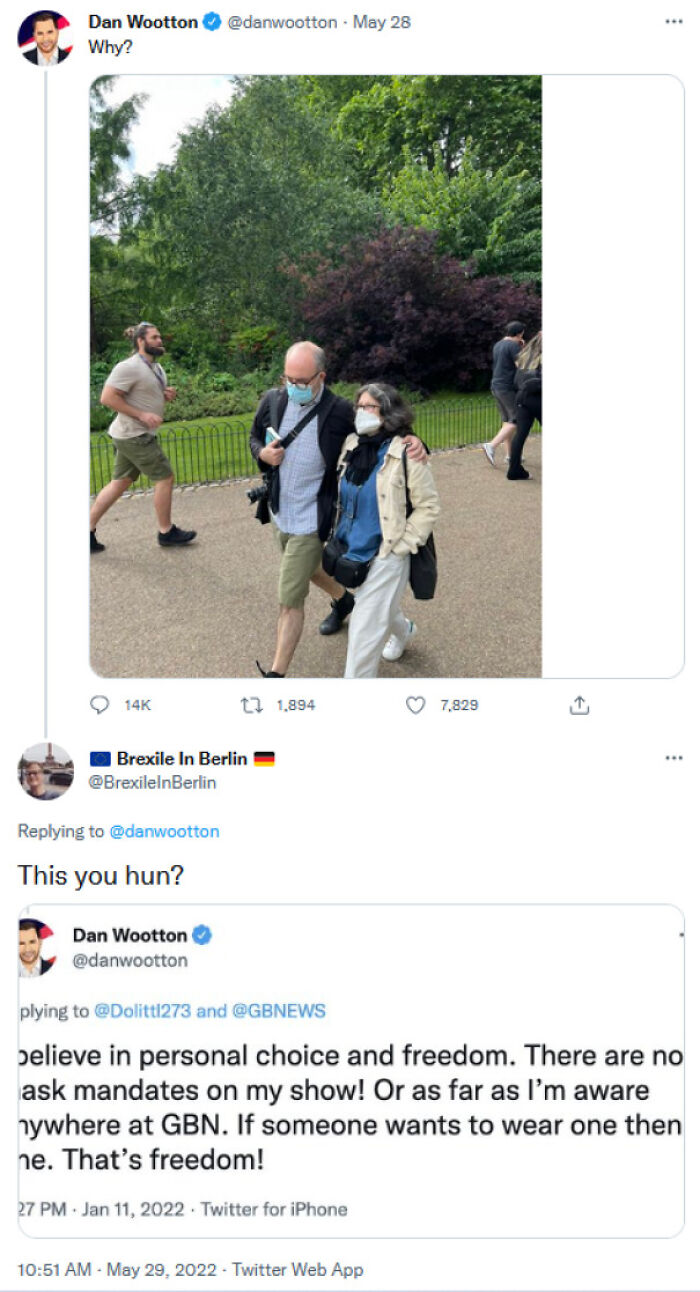 "Why Are You Wearing A Mask?" Asks Man Who Said It's Fine If You Want To Wear One