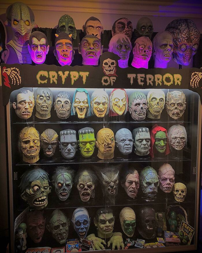 Anyone Here Collects Vintage Monster Masks? Here Is A Small Bit Of My Collection