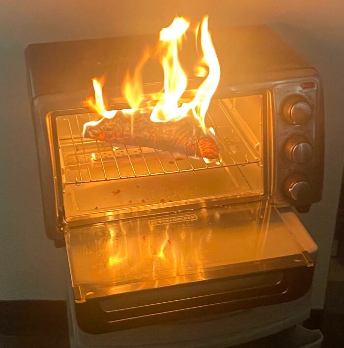 Someone Posted A Croissant On Fire A Year Ago, Here's My Unfortunate Contribution