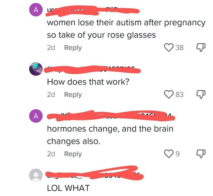Women Lose Their Autism If They Have A Child