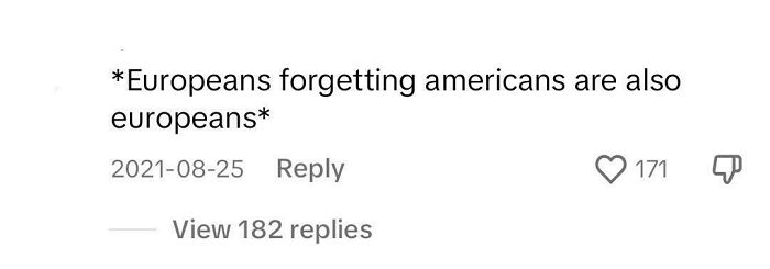 Americans Are Also Europeans