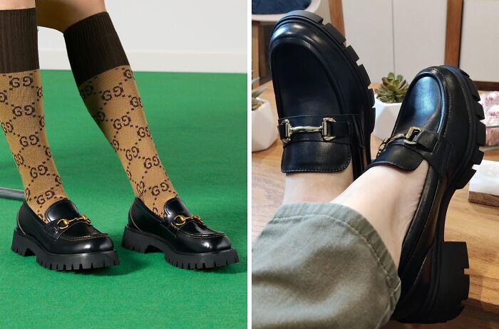 High Fashion Or Smart Steal: Gucci's Iconic Horsebit Loafers vs. Dream Pairs Platform Chunky Loafers 
