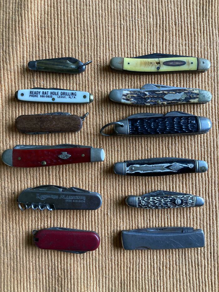 Knives I Have Found Under The Back Seats Of Used Cars