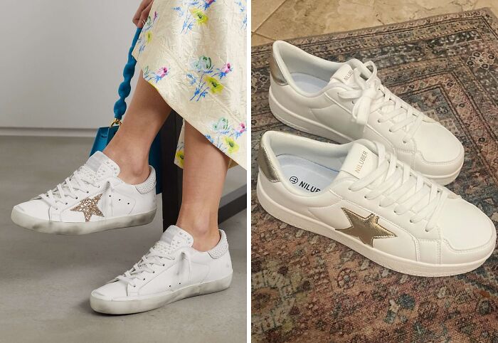Step Into Sparkle With Golden Goose's Luxe Sneakers Or Shine On A Budget With Fashion Star Sneakers!