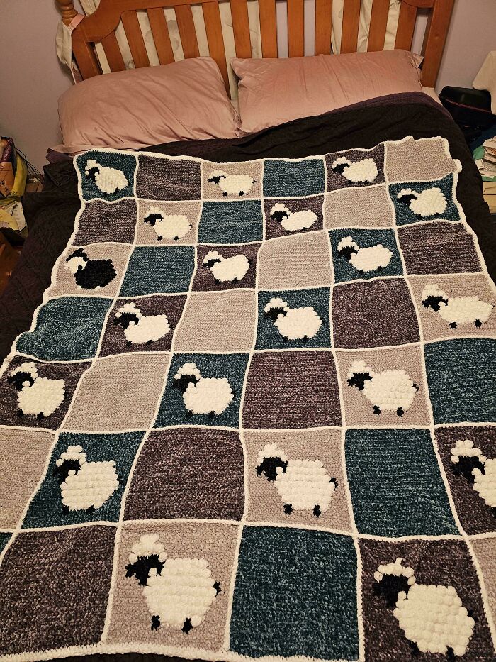 Just Finished!!! I Don't Ever Want To Use This Type Of Yarn Again!!