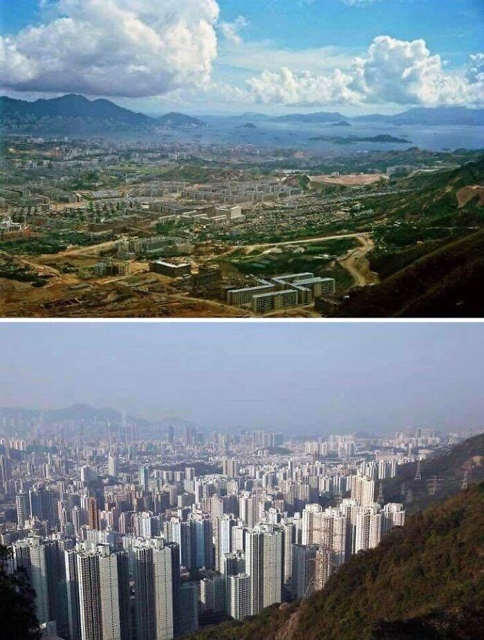 Hong Kong en 1964 y ahora