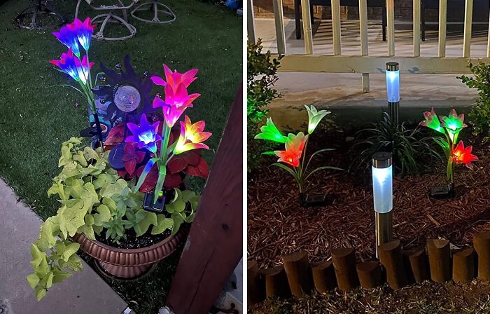 Blossom Your Backyard With Solar Magic: Flower Lights For Effortless Elegance And Eco-Friendly Illumination