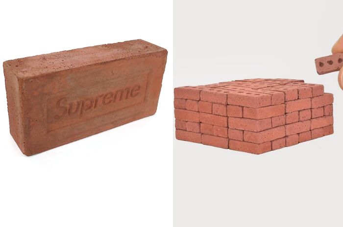 Why Get One Supreme's Clay Brick When You Can Get A 100 Mini Red Bricks!