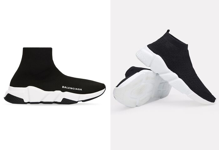 Comfort & Style Combined In Balenciaga's Speed Knit Sneaker Versus Casbeam's Trendy Running Shoes