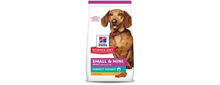 Hill’s Science Diet Small And Mini Perfect Weight dog food