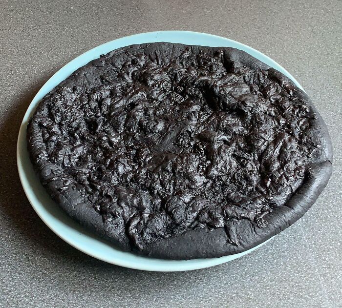 Fell Asleep While Cooking A Pizza, Leaving It To Cook For Over 10 Hours