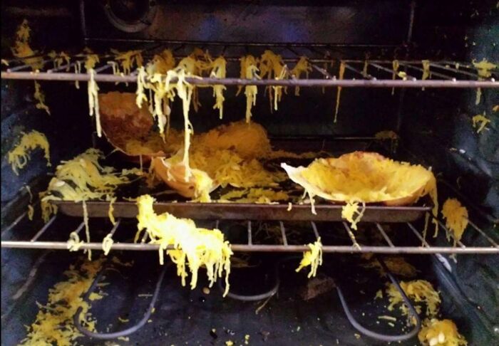 How Not To Cook Spaghetti Squash