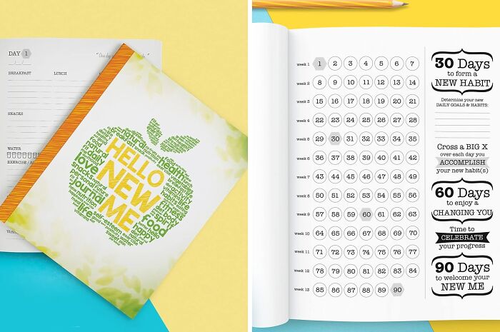  "Hello New Me": A Daily Food And Exercise Journal: Your Personalized Path To Healthier Habits And Lasting Transformation