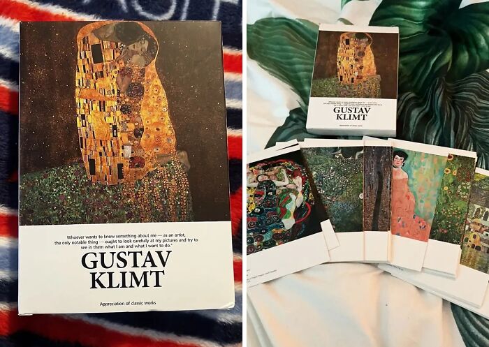  Klimt's Art Postcards - Share The Beauty Of Famous Oil Paintings!