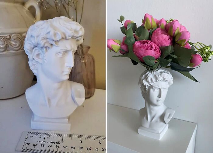 Add Some Renaissance Charm To Your Friend's Space With This David-Inspired Vase - Because Ordinary Vases Are So Last Century!
