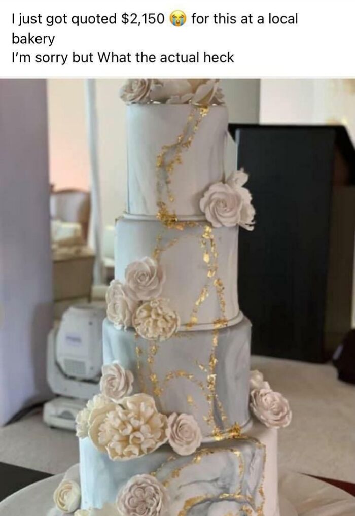 Bride Thinks This Cake Should Cost Less Than $200