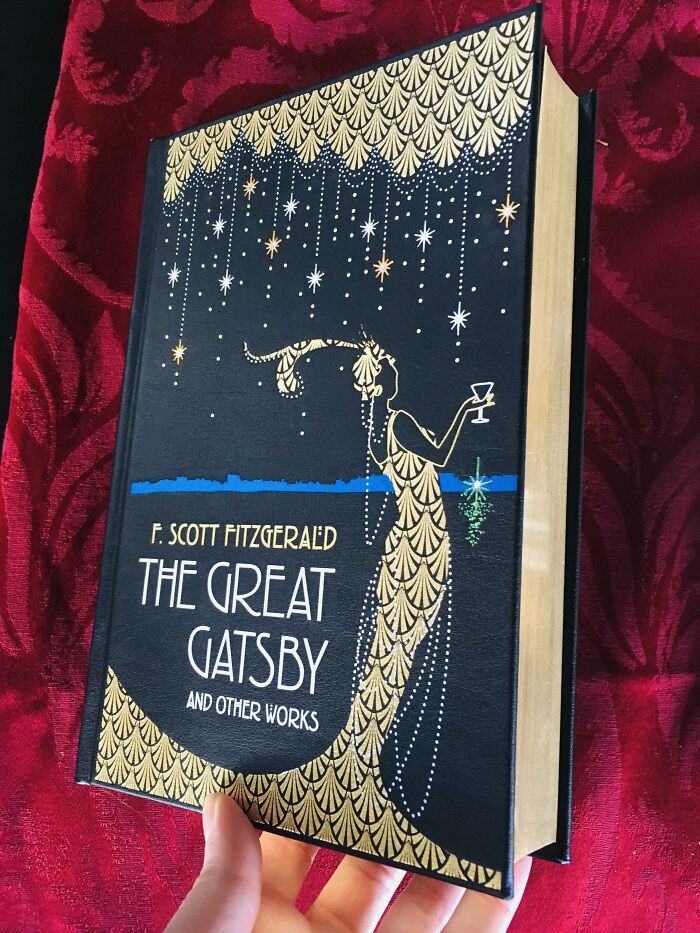 Stylized Cover With Gilded Pages Seems Especially Appropriate For Gatsby