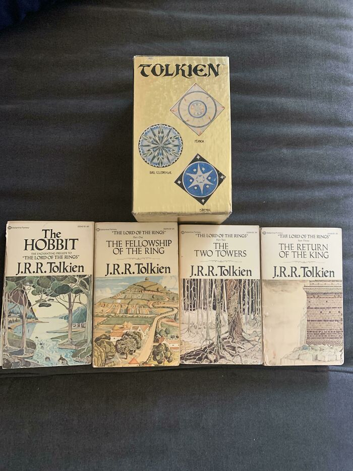 1977 LOTR Books My Dad Gave Me Years Ago. I’ve Always Liked The Cover Art
