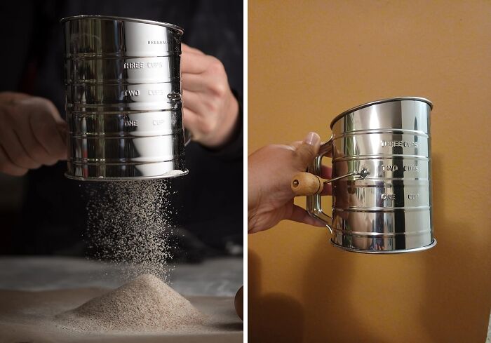 Sift In Style: The 3-Cup Stainless Sifter