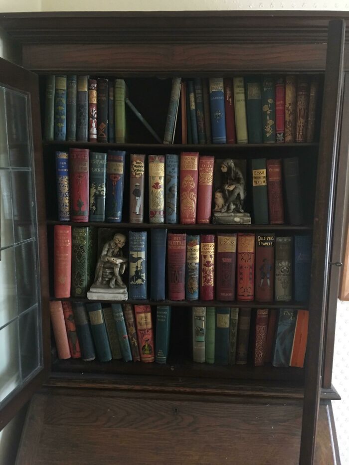 My Granny Used To Own An Antiques Shop, She Couldn’t Bear To Sell These Books. Most Are From One Person And Mainly Made 1860-1910, I Think The Oldest One It’s Around 1830
