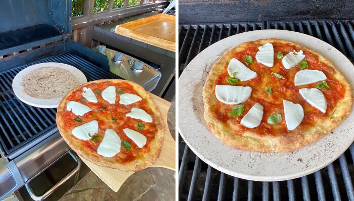 Hans Grill’s Perfect Pair: Premium Pizza Stone & A Wooden Peel