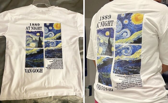 Combine Art And Fashion With This Van Gogh's Painting Print Tee