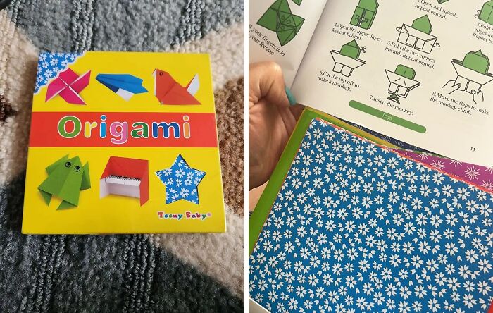 Fun Set Of 80 Pages Of Origami With Paper Cutting Instructions And 40 Sheets Of Paper For Creative Ones!