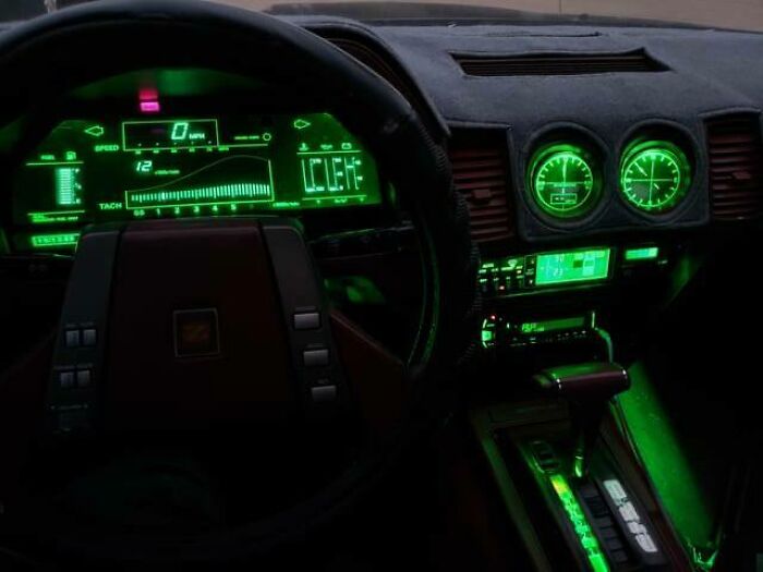 Interior Of The A 1985 Nissan 300zx