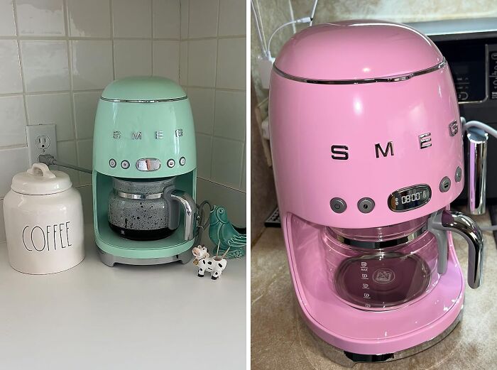 Channel Their Inner Barista With Smeg Retro Coffee Maker!