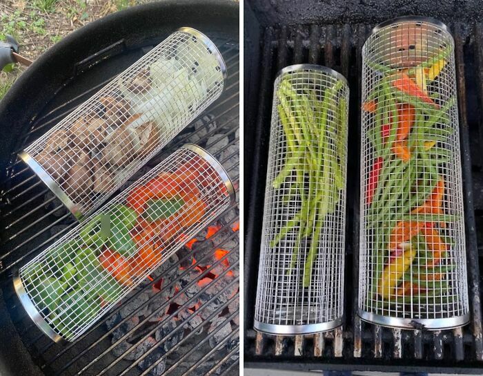 Fiery Feasts Made Easy: Nesting Grill Baskets For The Ultimate Backyard Chef!