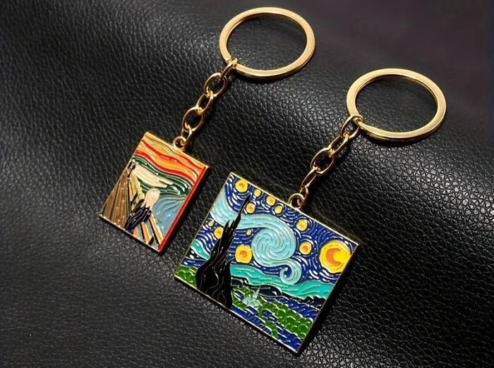 Unlock Your Inner Van Gogh With This Artsy Keychain