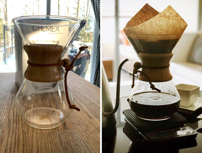 Morning Magic Just Got Easier With Chemex's 6-Cup Pour-Over Glass Coffeemaker