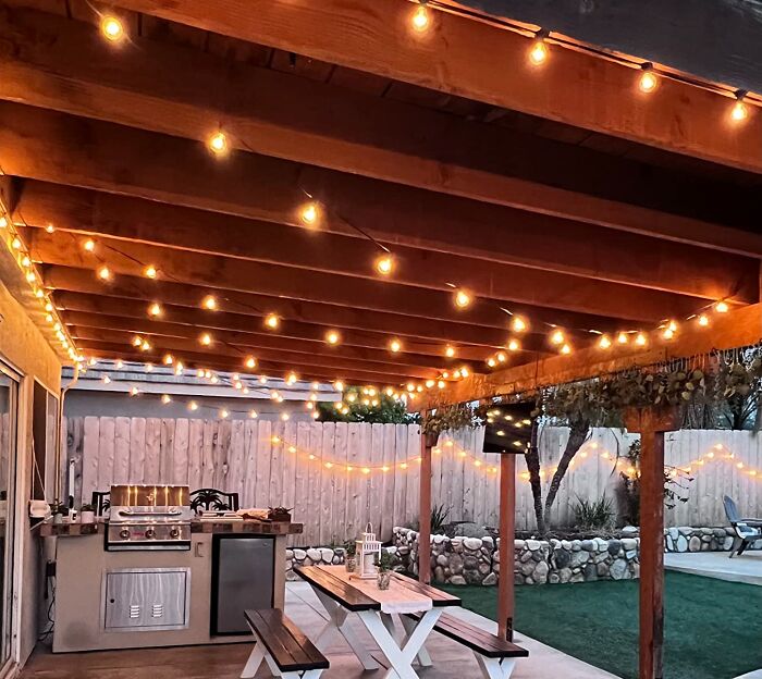 Brighten Your Outdoor Space With Outdoor String Lights: A Magical Touch For Cozy Evenings