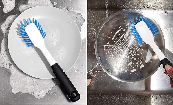 Keep Your Dishes Sparkling Clean With The Dish Brush: The Easy Way To Scrub Away Grime And Grease