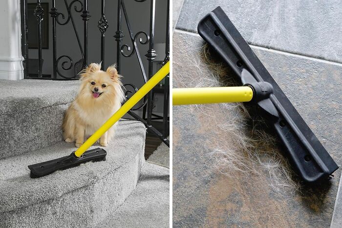 Tackle Pet Hair With The Rubber Broom: Effortless Cleaning For Fur-Free Floors