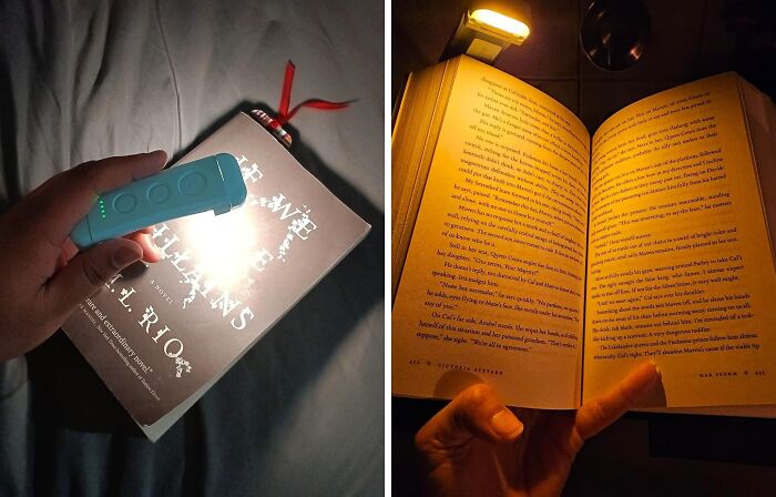 Keep Your Story Bright Even At Night With The Portable LED Reading Light!