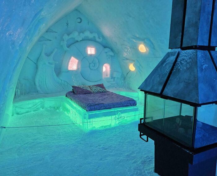 Spent The Evening In A Hotel Made Of Ice