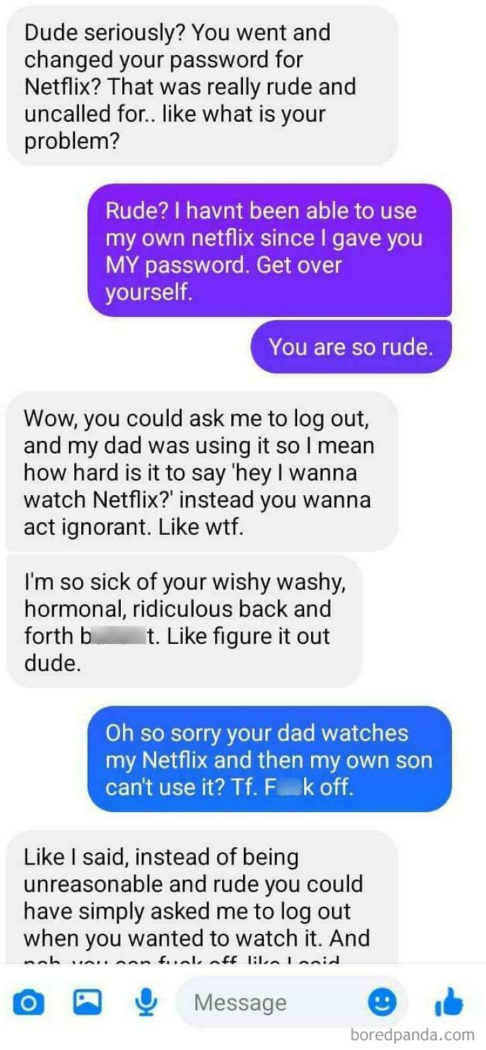 Her Broke Baby Daddy/Ex Boyfriend Is Absolutely Floored That She Changed Her Netflix Password Lmao