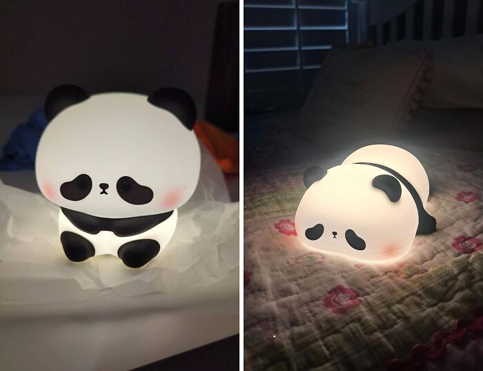 Enjoy Magical Reading Moments Under The Soft Glow Of This Cute Panda Night Lamp